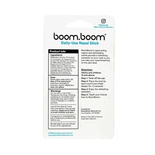 BoomBoom Nasal Stick Assorted (4 Pack)